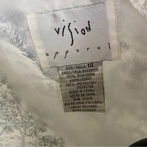 Vintage Black and White Button Down Shirt - Picture 4 of 15